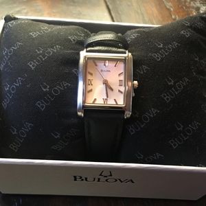 Bulova | Rectangle Stainless Steel Quartz Watch